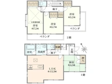 【神奈川県/藤沢市打戻】藤沢市打戻 中古一戸建て 間取り図