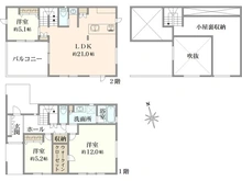 【神奈川県/藤沢市片瀬山】藤沢市片瀬山3丁目　新築戸建 間取り図
