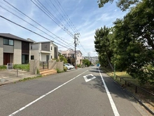 【神奈川県/藤沢市片瀬山】藤沢市片瀬山五丁目戸建 前面道路