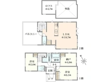 【神奈川県/藤沢市辻堂】LIST GARDEN 辻堂3丁目　1号棟/全2棟 間取り図