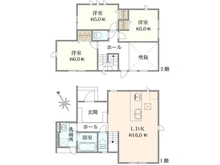 【神奈川県/藤沢市辻堂】藤沢市辻堂2号棟 間取り図