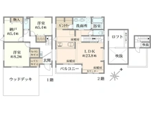 【神奈川県/藤沢市藤が岡】藤沢市藤が岡3丁目　新築一戸建て　A号棟/全2棟 間取り図