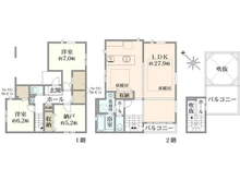【神奈川県/茅ヶ崎市十間坂】茅ヶ崎市十間坂2期2号棟 間取り図