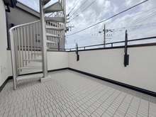 【神奈川県/茅ヶ崎市中海岸】茅ケ崎市中海岸3丁目　中古戸建 バルコニー