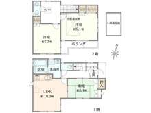 【神奈川県/鎌倉市坂ノ下】鎌倉市坂ノ下　中古戸建て 間取り図
