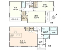 【神奈川県/藤沢市亀井野】藤沢市亀井野13期4棟　3号棟 間取り図
