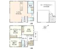【神奈川県/藤沢市辻堂東海岸】辻堂東海岸1丁目　新築戸建　2号棟/全3号棟 間取り図