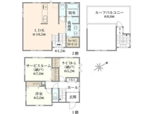 【神奈川県/藤沢市辻堂東海岸】辻堂東海岸1丁目　新築戸建　3号棟/全3号棟 間取り図