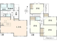 【神奈川県/藤沢市長後】藤沢市長後3期　2号棟／全3棟 間取り図