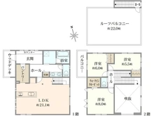 【神奈川県/逗子市久木】逗子市久木5丁目　新築戸建　2号棟/全2棟 間取り図