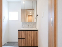 【神奈川県/藤沢市鵠沼海岸】藤沢市鵠沼海岸3丁目 新築戸建 1号棟/全2棟 洗面所