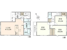 【神奈川県/藤沢市大鋸】藤沢市大鋸 第22 1号棟 間取り図