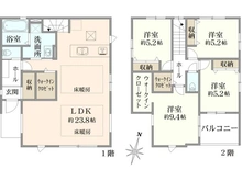 【神奈川県/平塚市榎木町】平塚市榎木町1期 間取り図