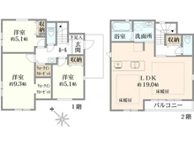 【神奈川県/藤沢市辻堂太平台】藤沢市辻堂大平台4期 2号棟 間取り図