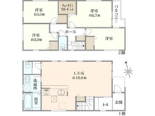 【神奈川県/藤沢市善行坂】藤沢市善行坂2期　1号棟/全3棟 間取り図