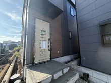 【神奈川県/藤沢市善行坂】藤沢市善行坂2期　3号棟/全3棟 建築中の外観：全3区画