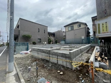 【東京都/練馬区富士見台】練馬区富士見台一丁目戸建　一号棟 現地（建築前）：全2区画／手前側