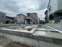 【東京都/練馬区富士見台】練馬区富士見台一丁目戸建　一号棟 現地（建築前）：全2区画／手前側