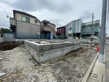 【東京都/練馬区富士見台】練馬区富士見台一丁目戸建　二号棟 現地（建築前）：全2区画／手前側
