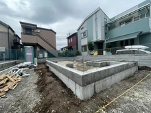 【東京都/練馬区富士見台】練馬区富士見台一丁目戸建　二号棟 現地（建築前）：全2区画／手前側