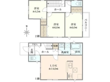 【東京都/小平市仲町】小平市仲町第6　2号棟 間取り図