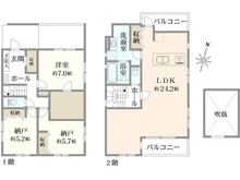 【東京都/練馬区東大泉】練馬区東大泉6丁目新築戸建て 2号棟 間取り図