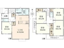 【東京都/練馬区西大泉】練馬区西大泉3丁目　新築戸建 間取り図