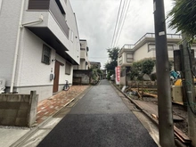 【東京都/中野区白鷺】中野区白鷺3丁目　新築戸建 前面道路