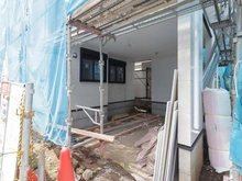【東京都/練馬区北町】練馬区北町8丁目　新築戸建1号棟 建築中の外観：全2棟　