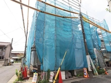 【東京都/練馬区北町】練馬区北町8丁目　新築戸建1号棟 建築中の外観：全2棟　