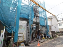 【東京都/練馬区北町】練馬区北町8丁目　新築戸建2号棟 建築中の外観：全2棟