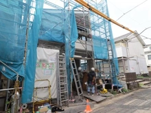 【東京都/練馬区北町】練馬区北町8丁目　新築戸建2号棟 建築中の外観：全2棟