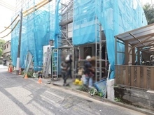 【東京都/練馬区北町】練馬区北町8丁目　新築戸建2号棟 建築中の外観：全2棟