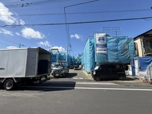 【東京都/小平市小川東町】小平市小川東町第3　4号棟 建築中の外観：6棟現場/写真右奥