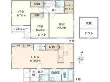 【東京都/小平市小川東町】小平市小川東町第3　4号棟 間取り図