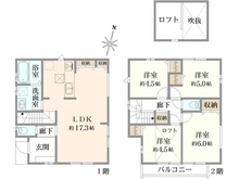 【東京都/小平市小川東町】小平市小川東町第3　5号棟 間取り図