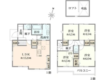 【東京都/小平市小川東町】小平市小川東町第3　6号棟 間取り図