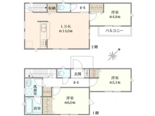 【東京都/練馬区大泉町】練馬区大泉町二丁目新築戸建て 間取り図