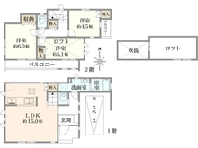 【東京都/新宿区中井】新宿区中井2丁目　中古戸建 間取り図