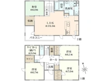 【東京都/練馬区三原台】練馬区三原台三丁目　戸建て 間取り図