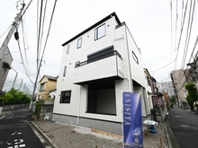 【東京都/足立区大谷田】足立区大谷田15期1号棟　新築戸建 建築中の外観