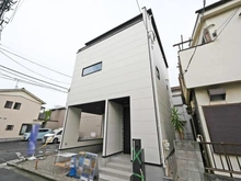 【東京都/足立区大谷田】足立区大谷田15期1号棟　新築戸建 建築中の外観