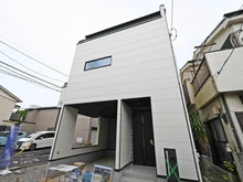 【東京都/足立区大谷田】足立区大谷田15期1号棟　新築戸建 建築中の外観