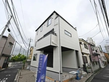 【東京都/足立区大谷田】足立区大谷田15期1号棟　新築戸建 建築中の外観