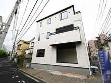 【東京都/足立区大谷田】足立区大谷田15期1号棟　新築戸建 建築中の外観