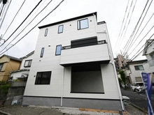 【東京都/足立区大谷田】足立区大谷田15期1号棟　新築戸建 建築中の外観