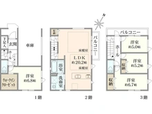 【東京都/足立区大谷田】足立区大谷田15期1号棟　新築戸建 間取り図