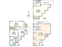 【東京都/練馬区平和台】練馬区平和台新築戸建て3号棟 間取り図