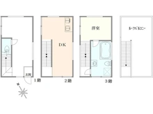 【東京都/渋谷区恵比寿】渋谷区恵比寿2丁目 中古戸建 間取り図