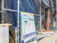 【東京都/葛飾区青戸】葛飾区青戸5期 1号棟新築戸建 建築中の外観